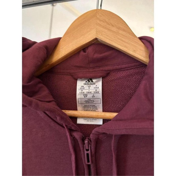 Adidas Hoodie Full Zip Jacket Size Small - Picture 2 of 3